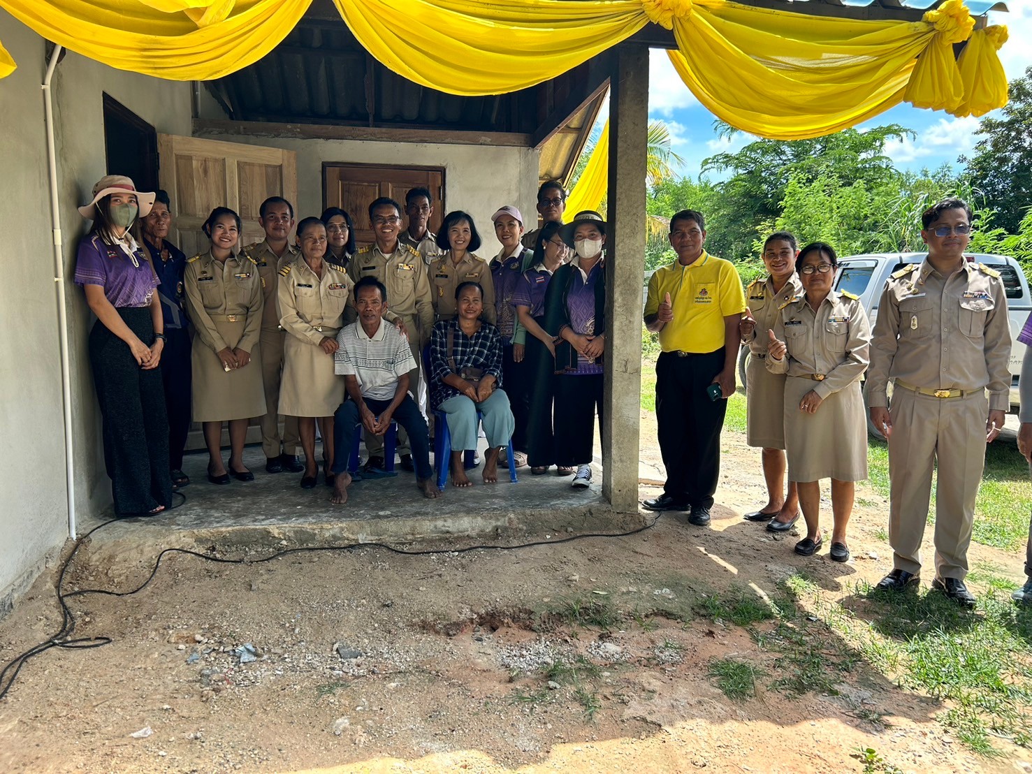 โครงการมอบบ้านที่ได้รับงบประมาณสนับสนุนการปรับปรุง/ซ่อมแซมที่อยู่อาศัยของผู้พิการ ผู้สูงอายุ และผู้ที่อยู่ในระยะจำเป็นต้องได้รับการฟื้นฟูสมรรถภาพ ประจำปี 2567